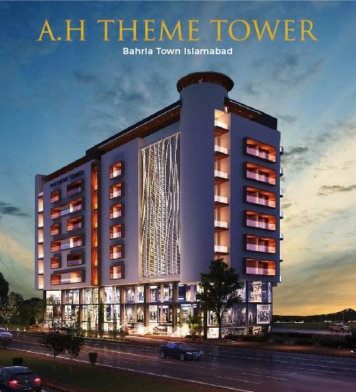 AH Theme Tower Bahria Town Phase 8 Rawalpindi